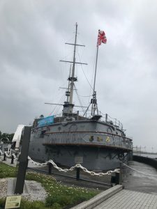三笠。艦橋まで登ったら高くて怖かった。投稿:廣川さん ミリタリー写真