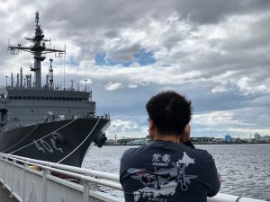 必勝祈願 佐藤正久 先生 ASR404 ちよだ 名古屋港 ミリタリー写真