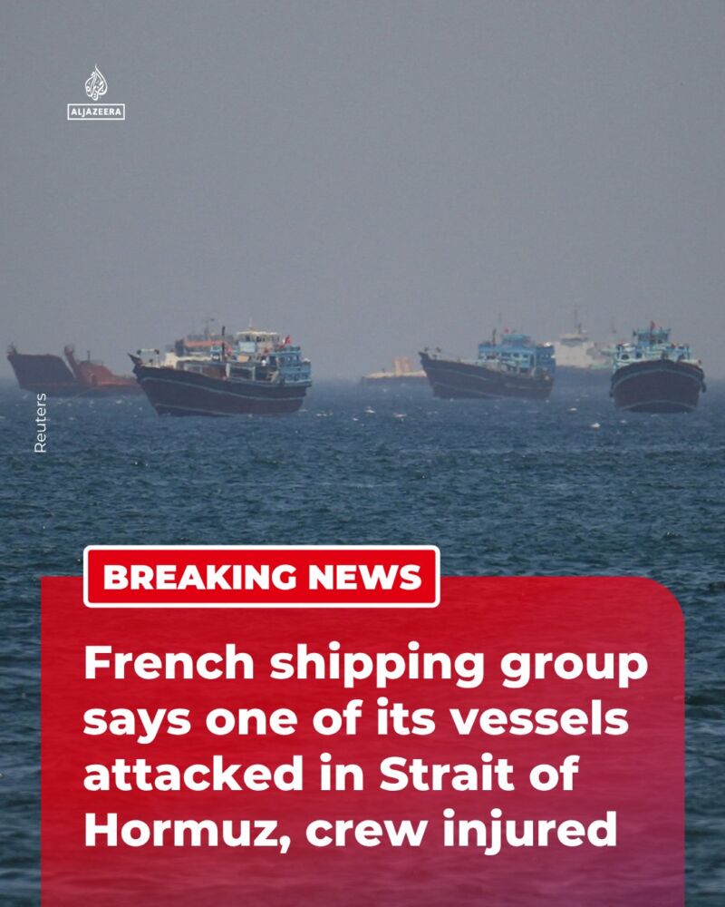 Image for the Tweet beginning: BREAKING: French shipping group CMA