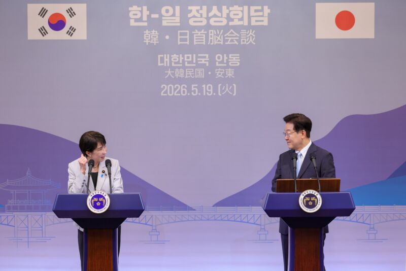Image for the Tweet beginning: 本日、李在明韓国大統領　@Jaemyung_Leeと首脳会談を行いました。
李在明大統領とお会いするのは４回目ですが、「シャトル外交」の一環として、今回は李大統領の故郷である安東（アンドン）を訪問しました。 