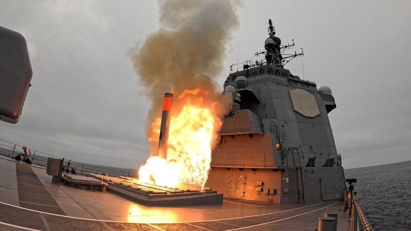 Image for the Tweet beginning: 2026.7.30
護衛艦「ちょうかい」のトマホークミサイル実射試験の実施について：日本防衛省  

昨日に派遣先の米国でトマホーク巡航ミサイルの試射を実施。日本はトマホーク運用能力を初めて手にした。 